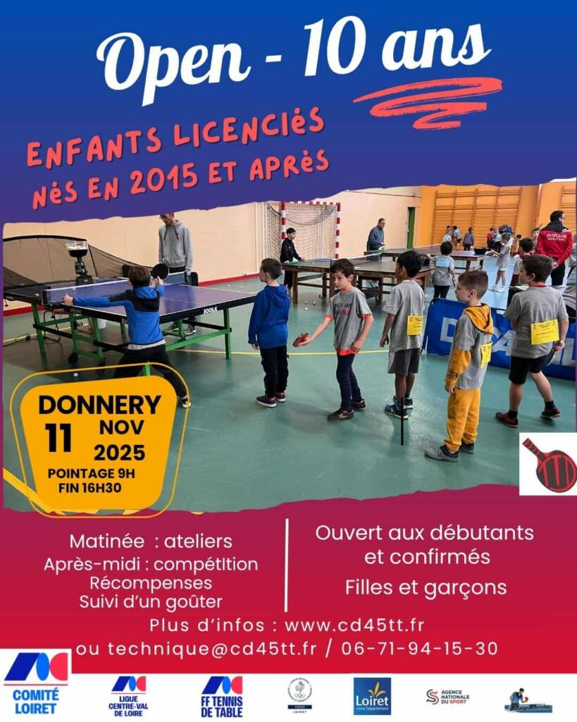 Affiche Open 10 11 11